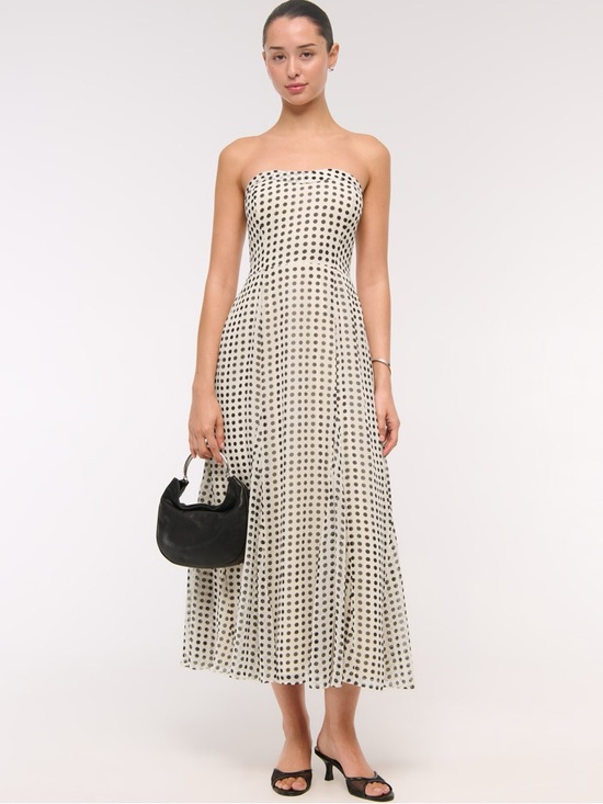 Abercrombie & Fitch Dresses & Skirts - Abercrombie and Fitch Polka Dot Strapless Dress